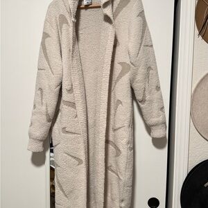 Cozy Hooded Long Cardigan